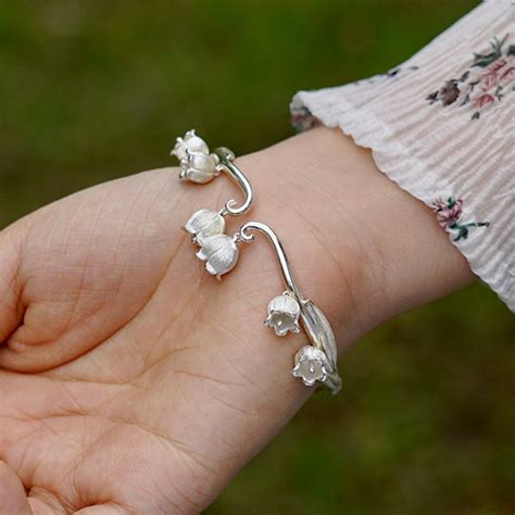 Lily of the Valley Bracelet Silver